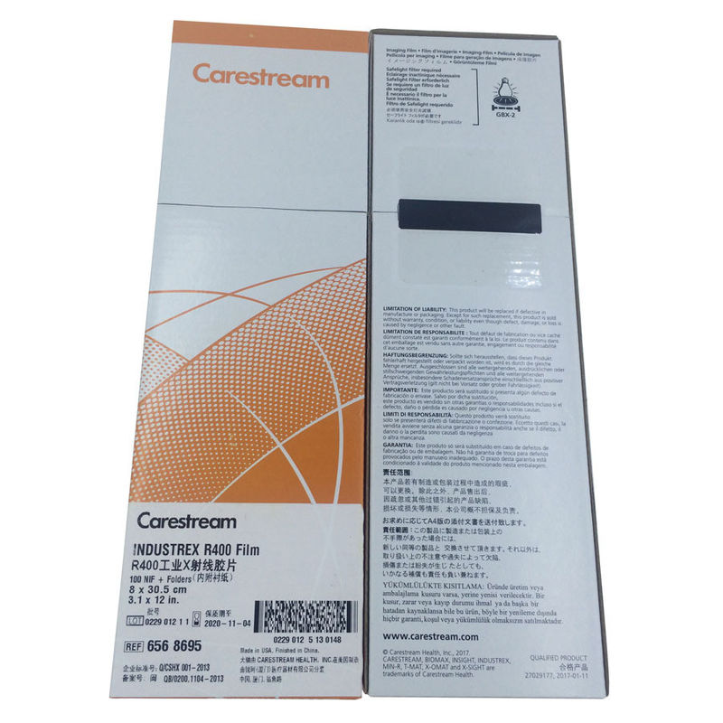 Carestream AA400 NDT Röntgenfilm MX125 voor industriële foutdetectie 14x17in 35X43CM